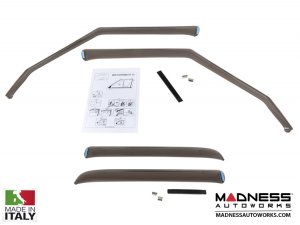 MINI Cooper Countryman Side Window Air Deflectors by Farad - Front and Rear (R60 Model)